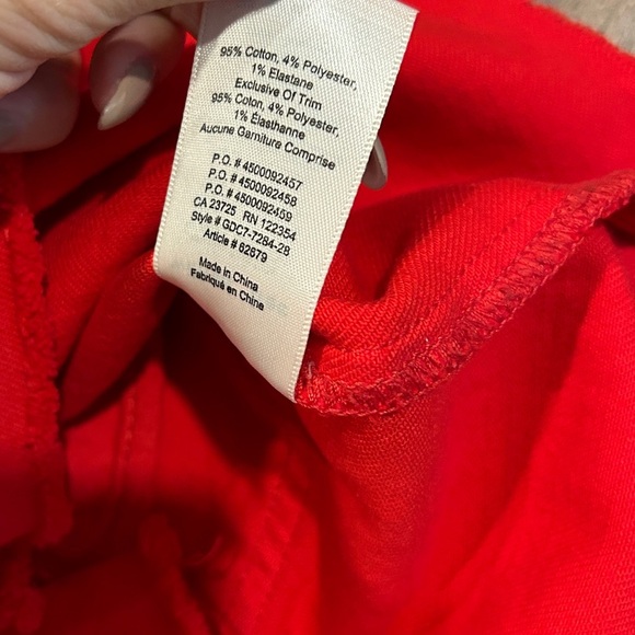 Aritzia Wilfred Free Red Tanit Skirt ~ size 0 - Picture 6 of 6